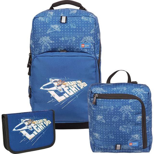 LEGO City Skoletaskesæt - Blå