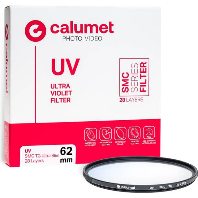 Calumet Filtr UV SMC TG 62 mm Ultra Slim