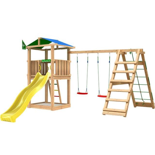 Jungle Gym Hut legetårn m/swingmodul