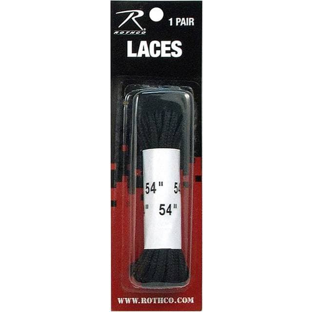 Rothco Støvle Snørebånd 135 cm Sort