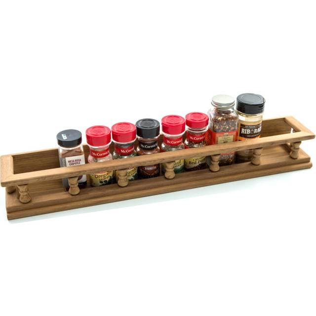 Homeroots Wall Mounted 2350 Wood Spice Rack