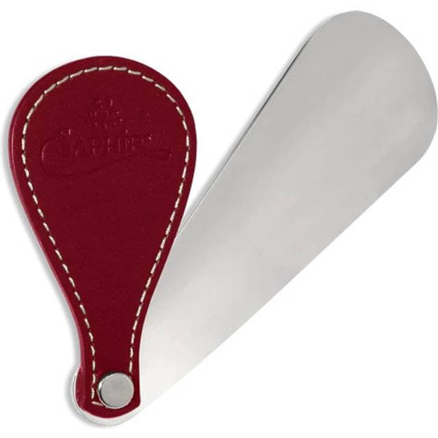Saphir Skohorn Metal & Læder 19,5 cm Rød