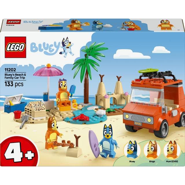 LEGO Blueys Familie Biltur Til Stranden