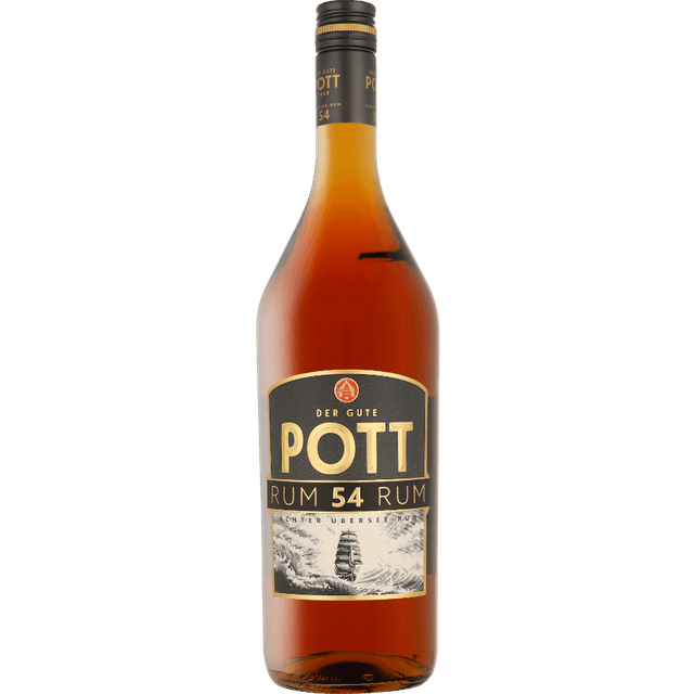 Pott Pott Rum 54 1ltr 54 % Vol 40%