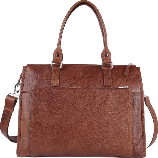 Adax Napoli Skind Arbejdstaske 14" - Lulu