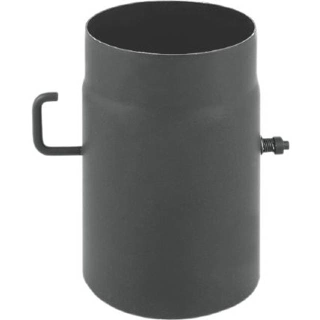 Schiedel Røgrør 250mm Med Spjæld Ø150