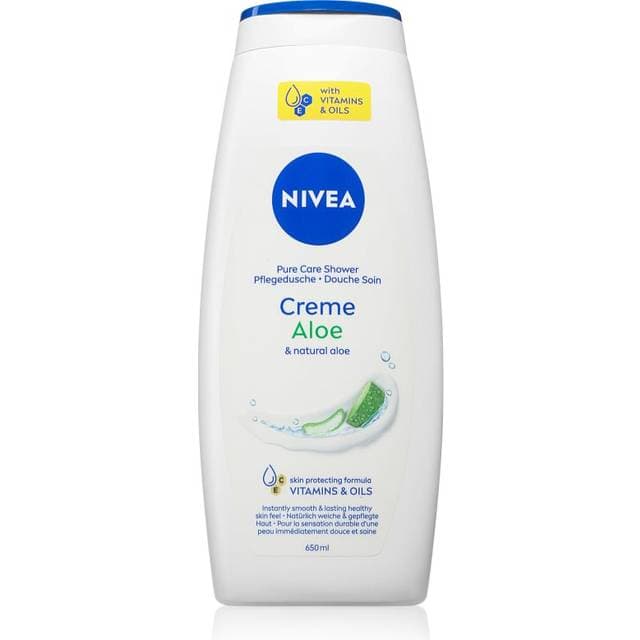 Nivea Creme Aloe Nærende Brusege 650 ml