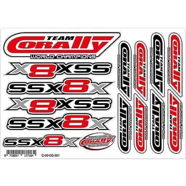 Corally Decal Sheet Ssx8X C-00132-301