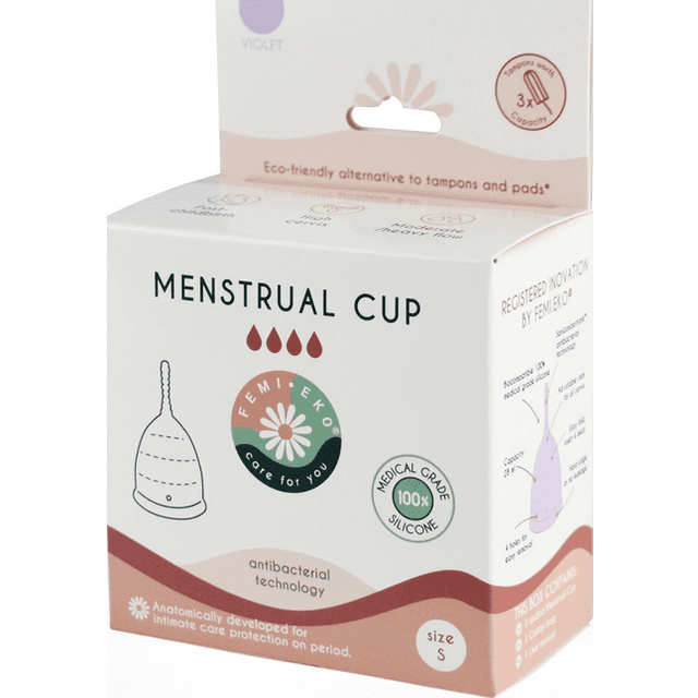 Femi.Eko Antibakteriel Menstruationskop Lilla