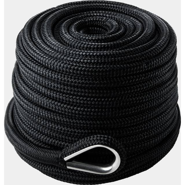 Nock Ankertov Med Rustfri Kovs Svartlöga