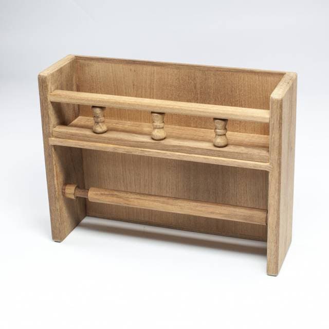 Wall Mounted 1307 Wood Spice Jar Rack Set