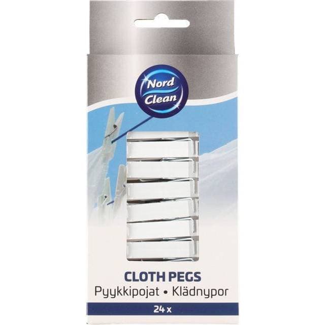 Nord Clean Tøjklemmer - Hvid