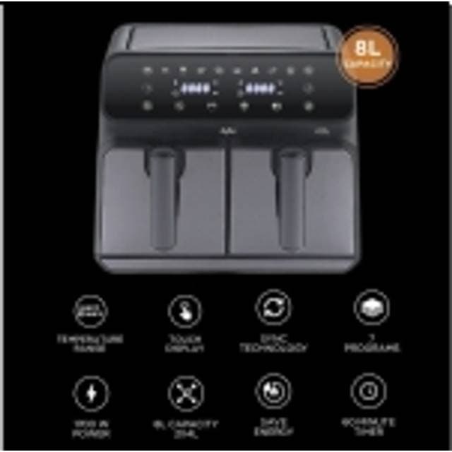 Zyle ZY801DAF Varmluftsfrituregryde