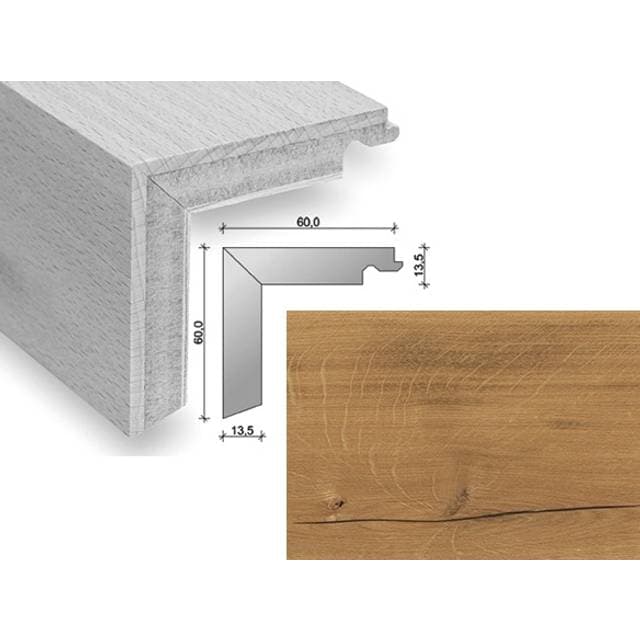 Haro Trappeforkant Plank Børstet Eg Med Olie