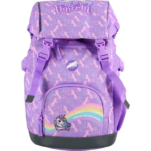 Tinka Skoletaske 22L - Enhjørning Lilla