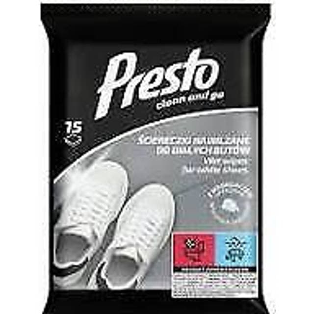 Presto Vådservietter Med Optisk Hvidt 15 Stk