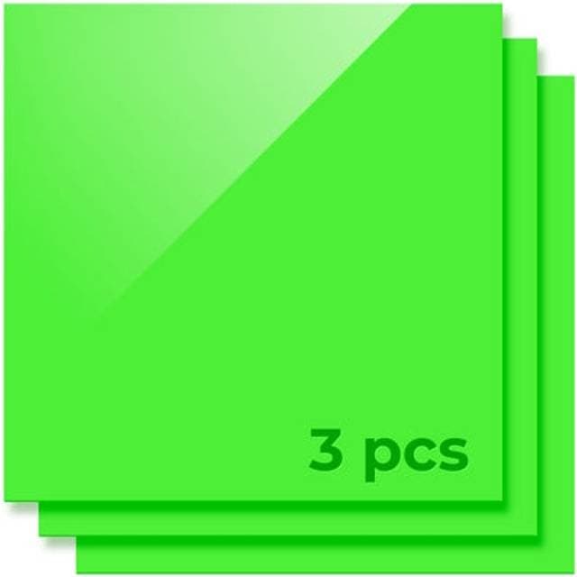 xTool 3mm Acrylic Sheet Green 30x30 3pcs