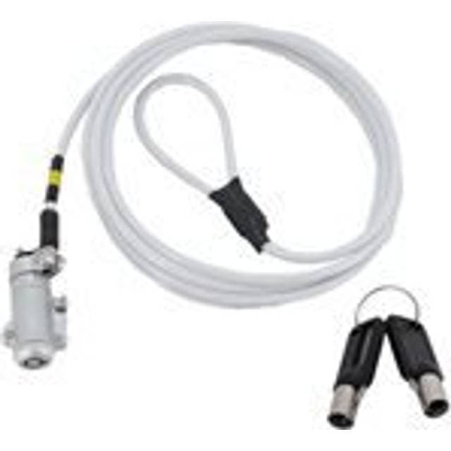 Mobilis Sikkerhedskabelslås Sort 1.8 m