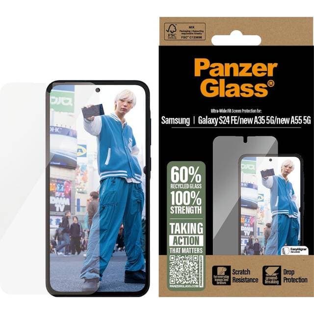 PanzerGlass Ultra Wide Fit Screen Protector
