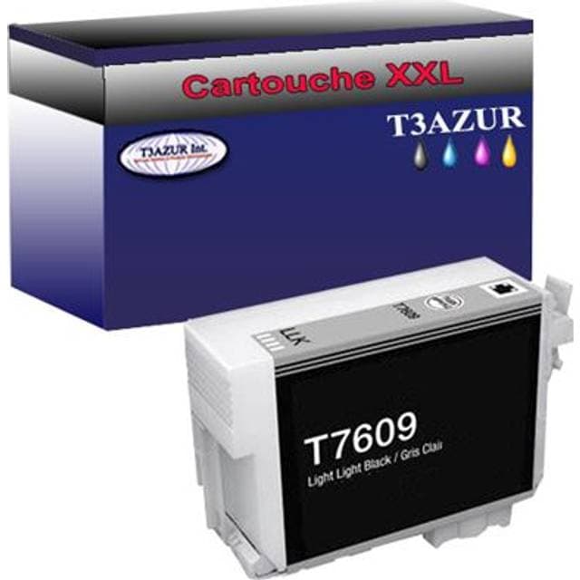 Epson Blækpatron T7609 - Lys Lys Sort