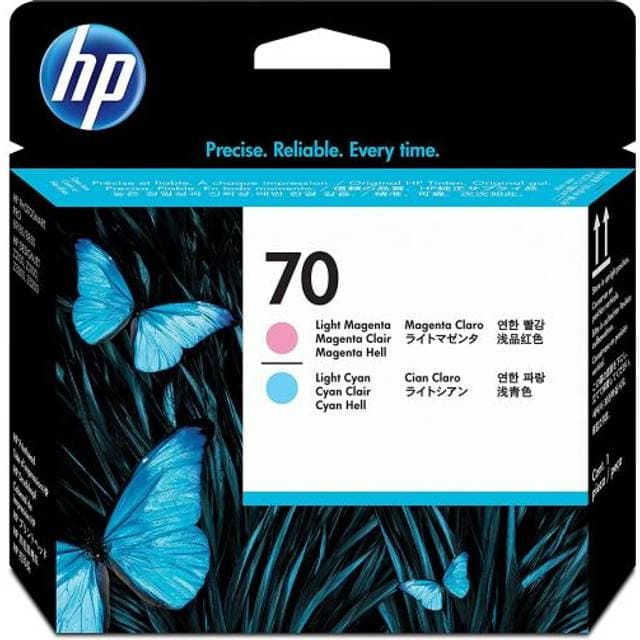HP 70 Cyan Ink Cartridge - Work Free