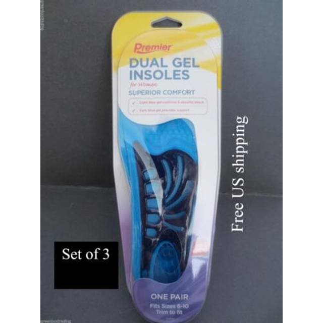 Premier Insoles Gel Womens Pair