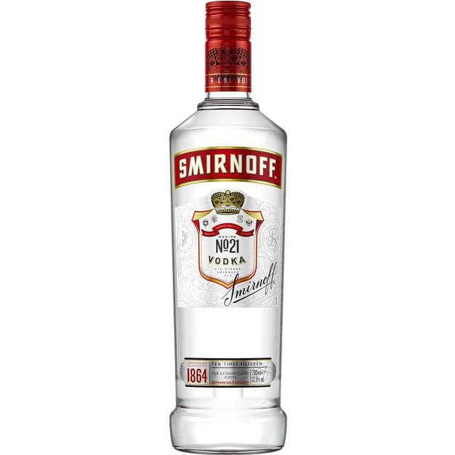 Smirnoff Red Label Vodka 37.5% 70 cl