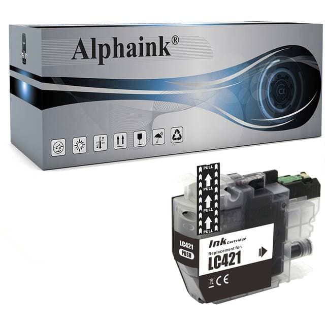 Brother LC-421XLBK Blækpatron - Sort