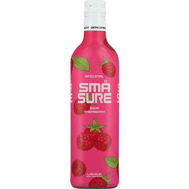 Små Shots m. hindbær