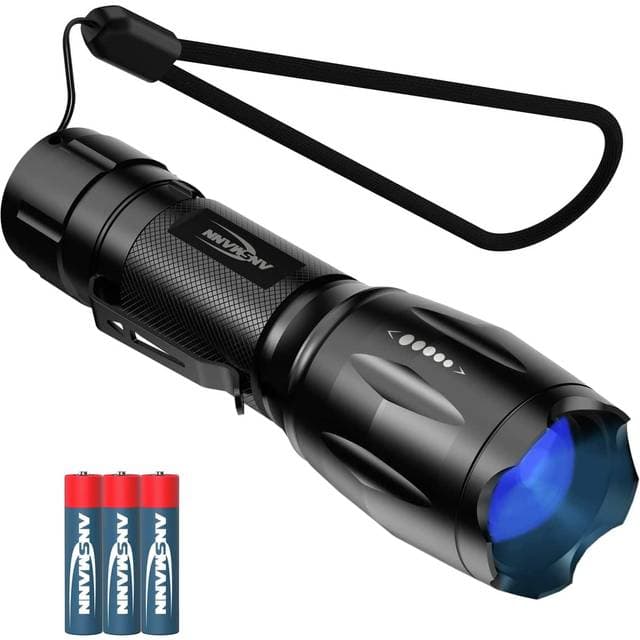 Ansmann Action 400 UV LED RGB LED Lommelygte