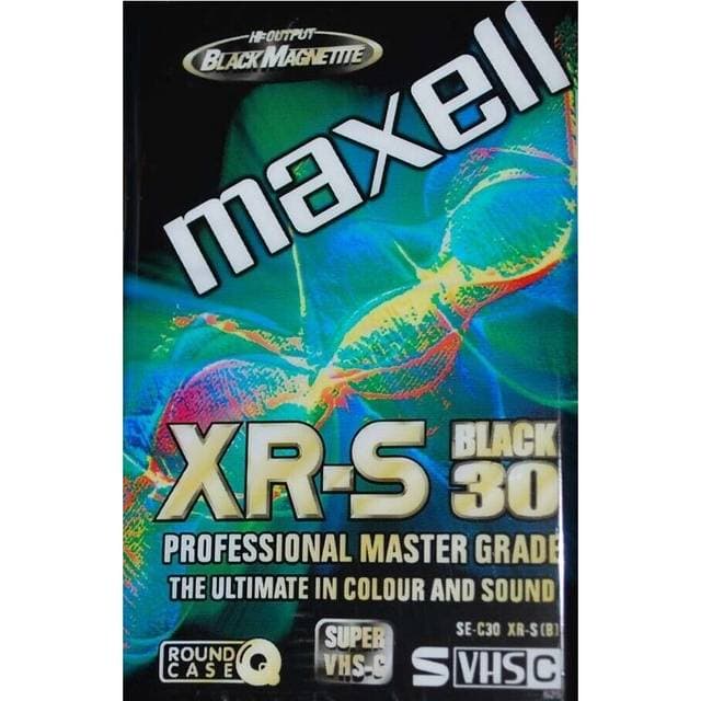 Maxell S-VHS-C XR-S 30min