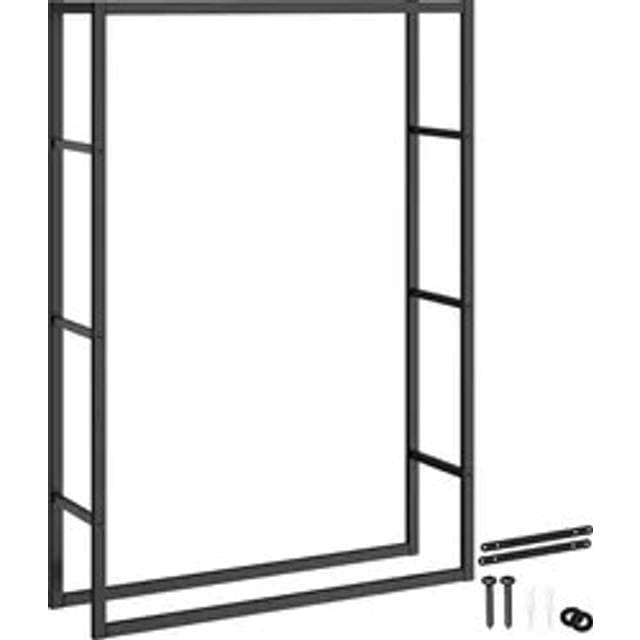 tectake Brændereol Tuby 100.5x25x150cm Sort