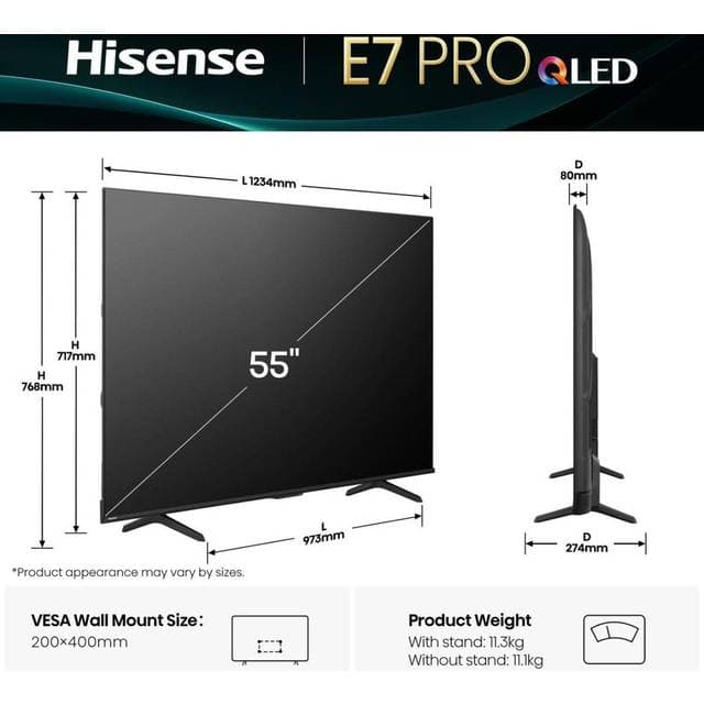 Hisense 55E7Q Pro