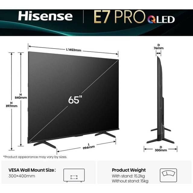 Hisense 65E7Q Pro