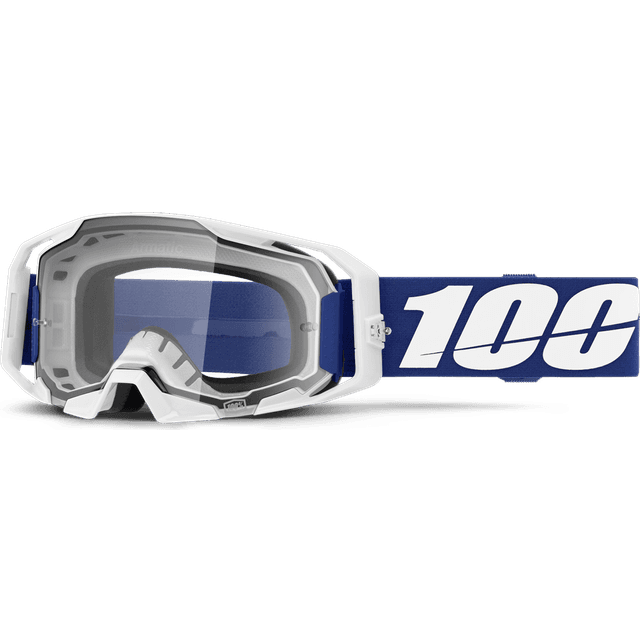 100% Crossbriller Armatic - Blå/Klart Glas