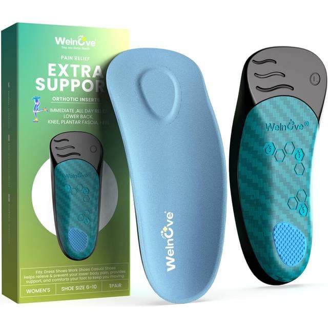 Welnove Plantar Fasciitis Insoles For Men