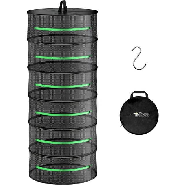iPower 2ft 6Layer Foldable Herb Mesh Dry Rack