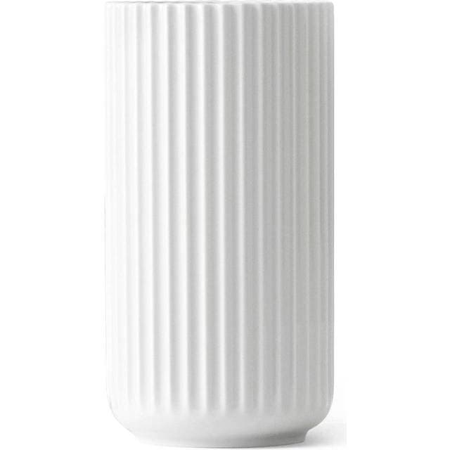 Lyngby Hvid Porcelæn Vase 20cm