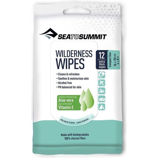 Sea to Summit Wilderness Wipes 16x20cm 12-pak