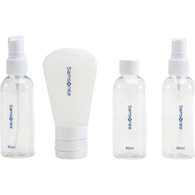 Samsonite Rejseflasker Hvid 4-pak