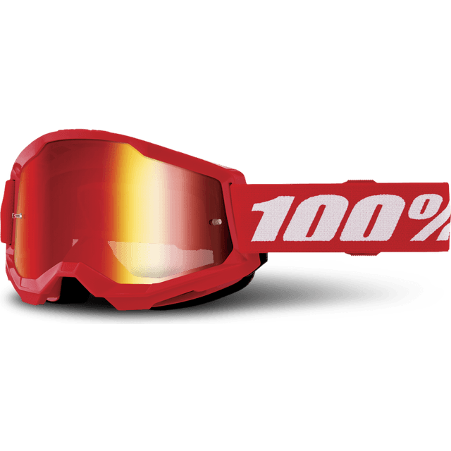 100% Crossbriller Strata 2 Junior - Rød