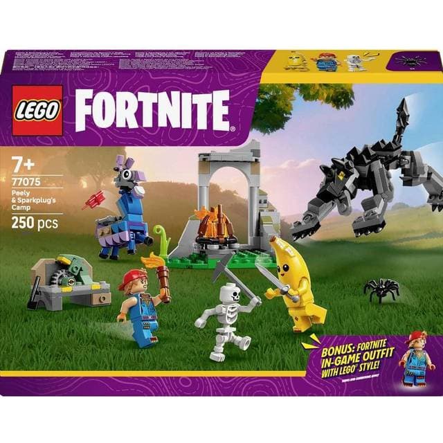 LEGO Fortnite Peely og Sparkplugs lejr 77075