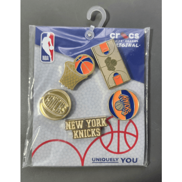 Crocs York Knicks NBA Jibbitz Charms 5 Pack