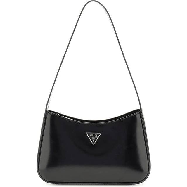 Guess Betula Skuldertaske Med Metallogo - Sort