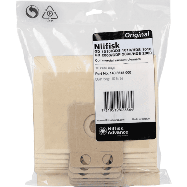 Nilfisk VP300 Papirstøvsugerposer 10stk