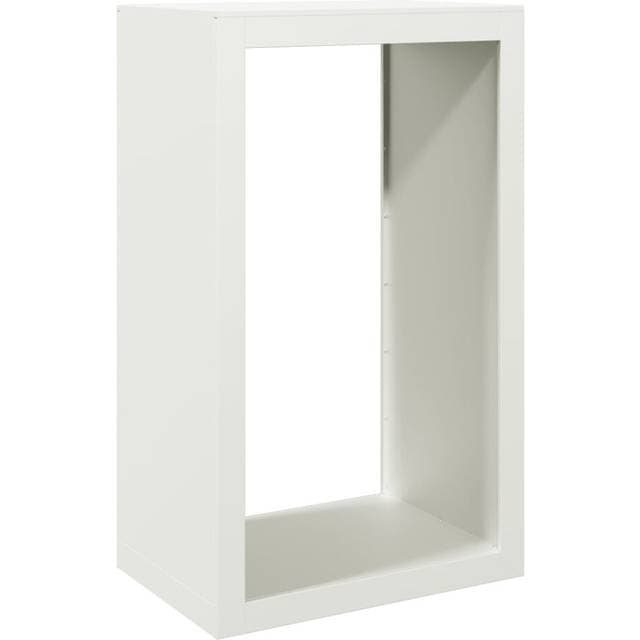 vidaXL Brændestativ 60x40x100 cm Stål Hvid