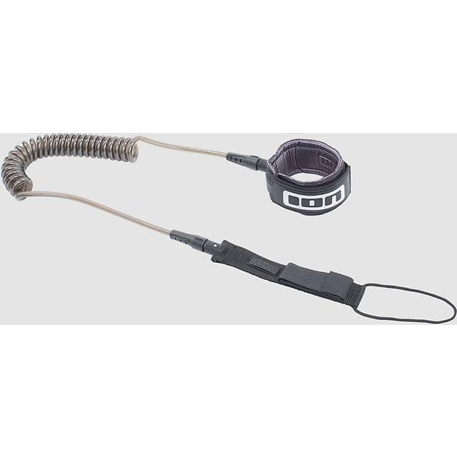 ION SUP Tec Coiled Ankle Leash 8'0 Black