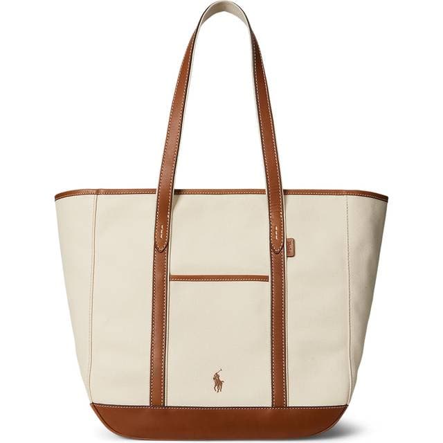 Polo Ralph Lauren Shopper - Ecru/Cognac