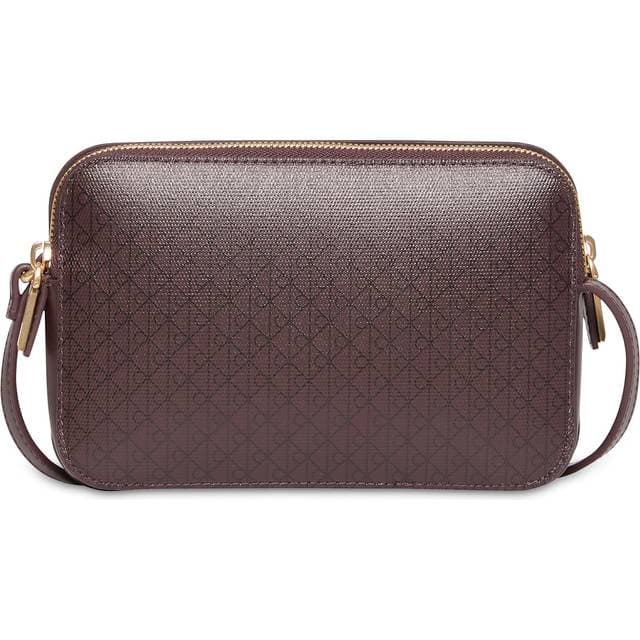 Calvin Klein Skuldertaske - Vinrød/Sort