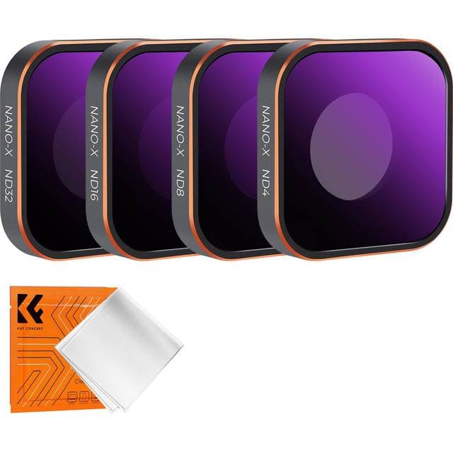 Gråt Nd-filter Sæt 4in1 Nd4 Nd8 Nd16 Nd32